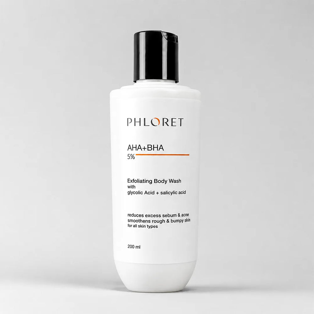 AHA BHA body wash