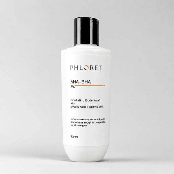 Phloret | AHA BHA Exfoliating Body Wash – Sulfate-Free, 200ml