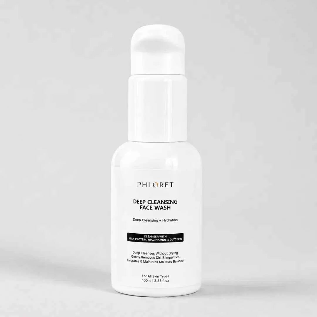 Phloret | Hyaluronic Acid Cream Face Wash for Dry, Sensitive Skin
