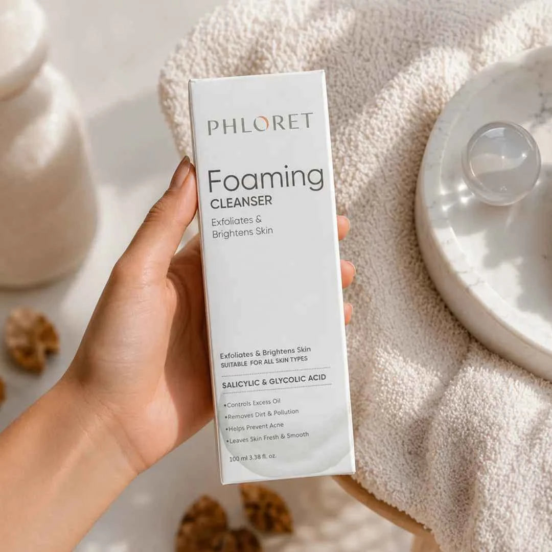 Phloret | Salicylic Acid Foaming Face Wash for Oily & Acne-Prone Skin