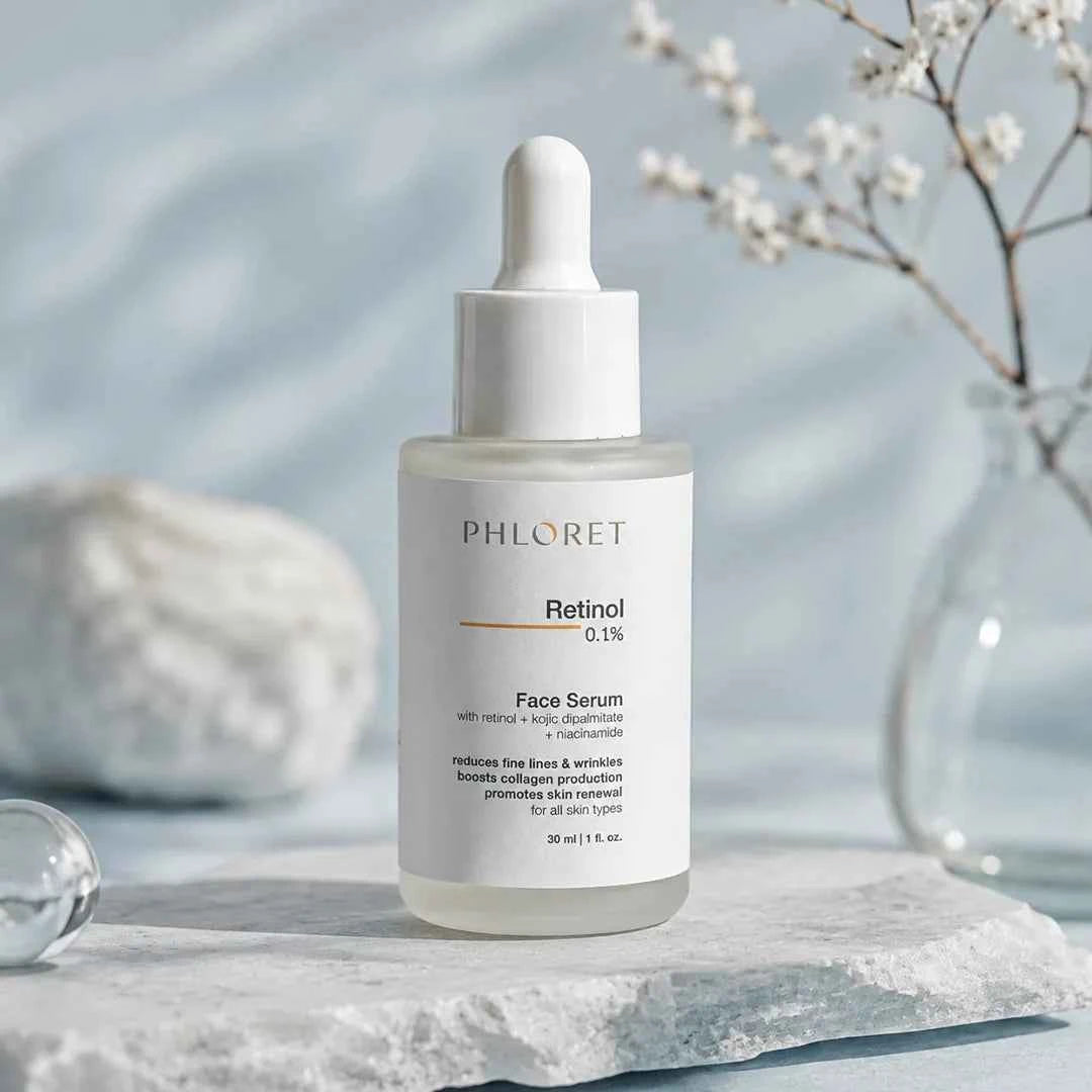 Phloret | 0.3% Retinol Face Serum with Peptides & Squalene
