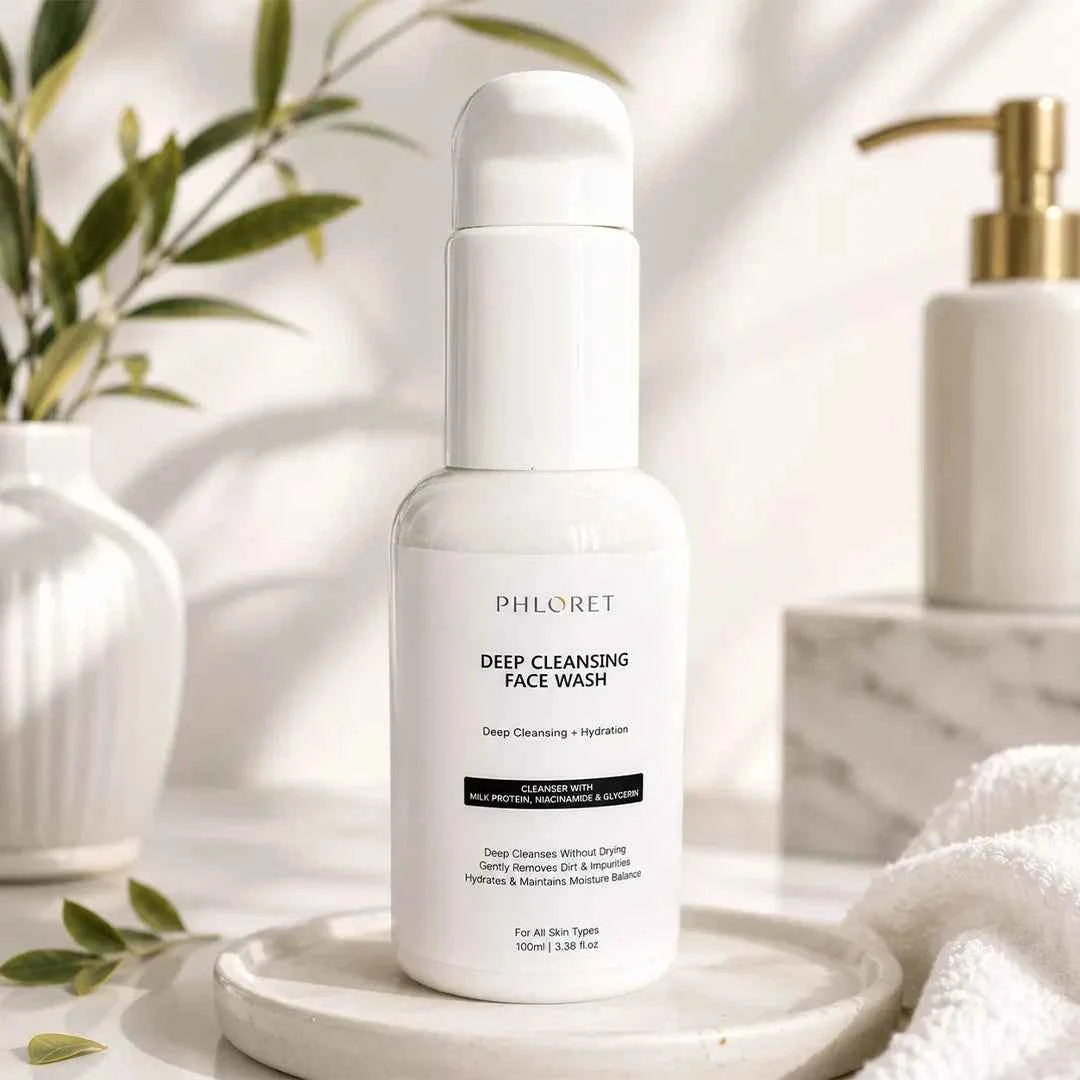 Phloret | Hyaluronic Acid Cream Face Wash for Dry, Sensitive Skin