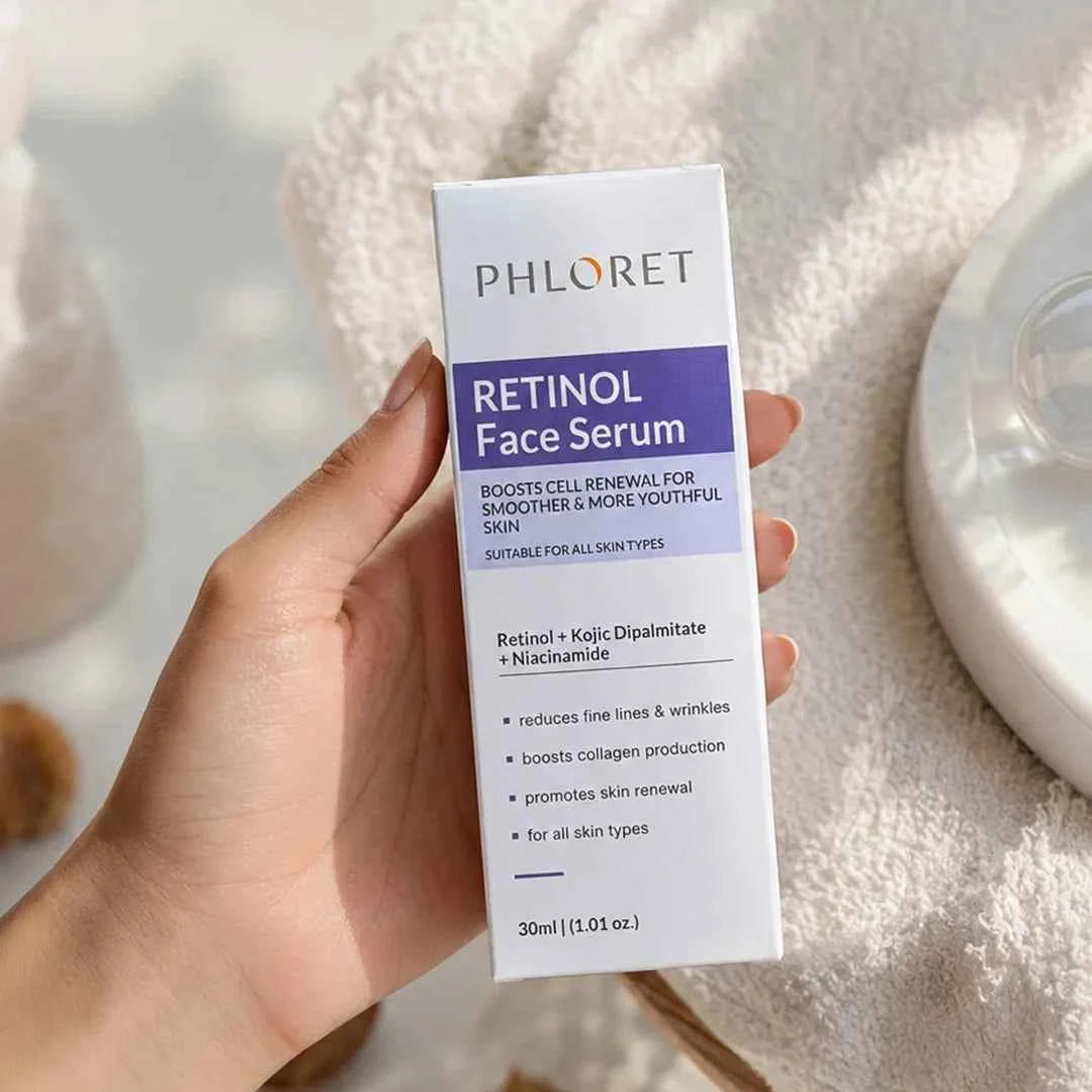 Phloret | 0.3% Retinol Face Serum with Peptides & Squalene